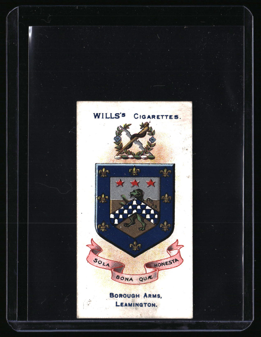 1905 Wills's Cigarettes Borough Arms #116 Leamington