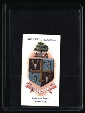 1905 Wills's Cigarettes Borough Arms #113 Mansfield