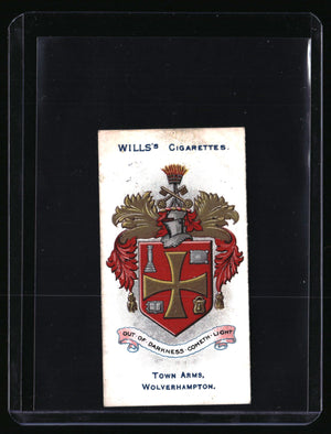 1905 Wills's Cigarettes Town Arms #132 Wolverhampton