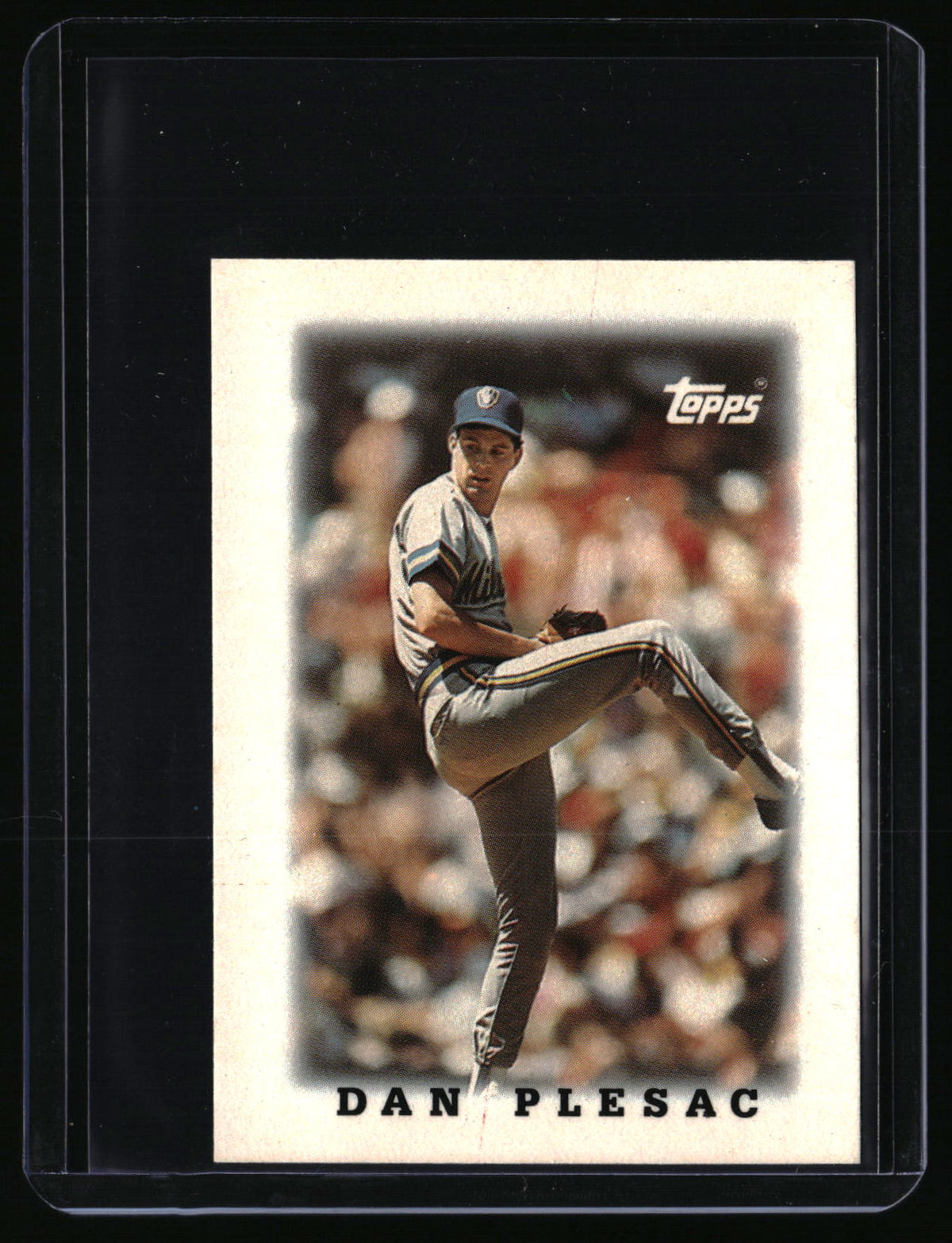 1988 Topps Major League Leaders Minis #20 Dan Plesac