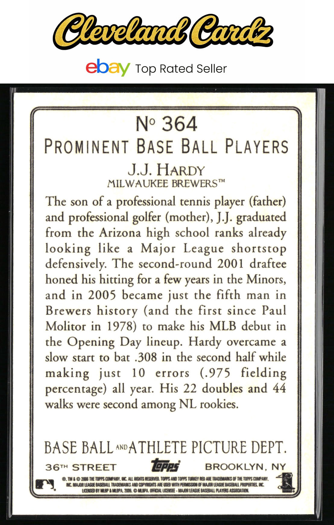 2006 Topps Turkey Red #364 J.J. Hardy