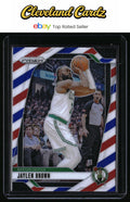 2024-25 Panini Prizm #139 Jaylen Brown Prizms Red White and Blue