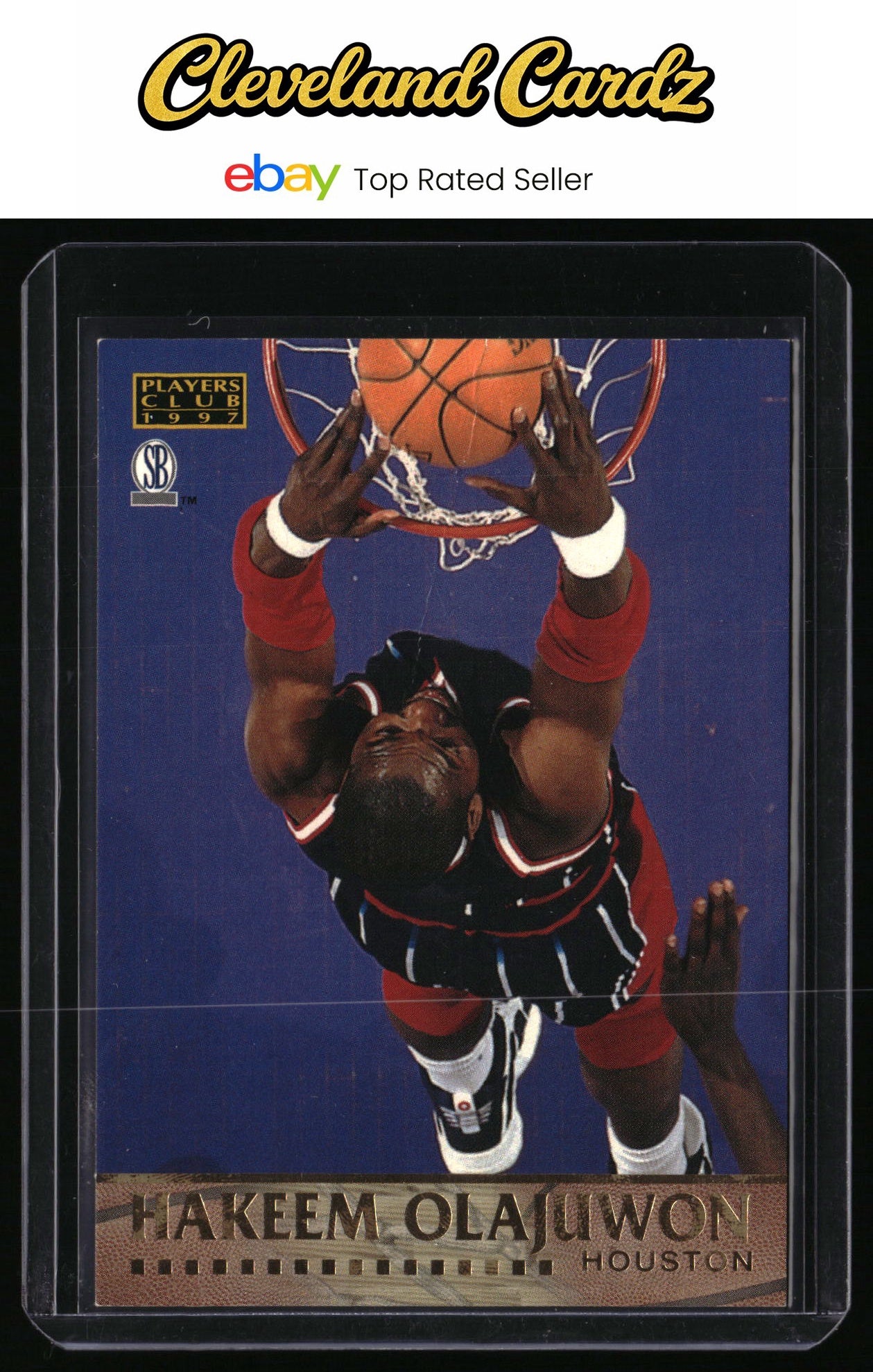 1997 Score Board Players Club #40 Hakeem Olajuwon