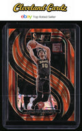 2024-25 Panini Select #180 Zaccharie Risacher Orange Flash Prizm