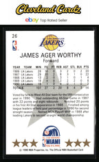 1990-91 Hoops #26 James Worthy