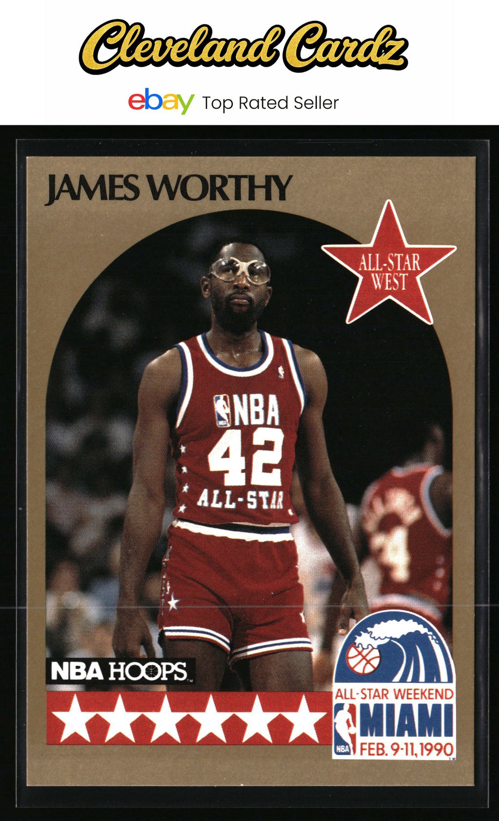 1990-91 Hoops #26 James Worthy