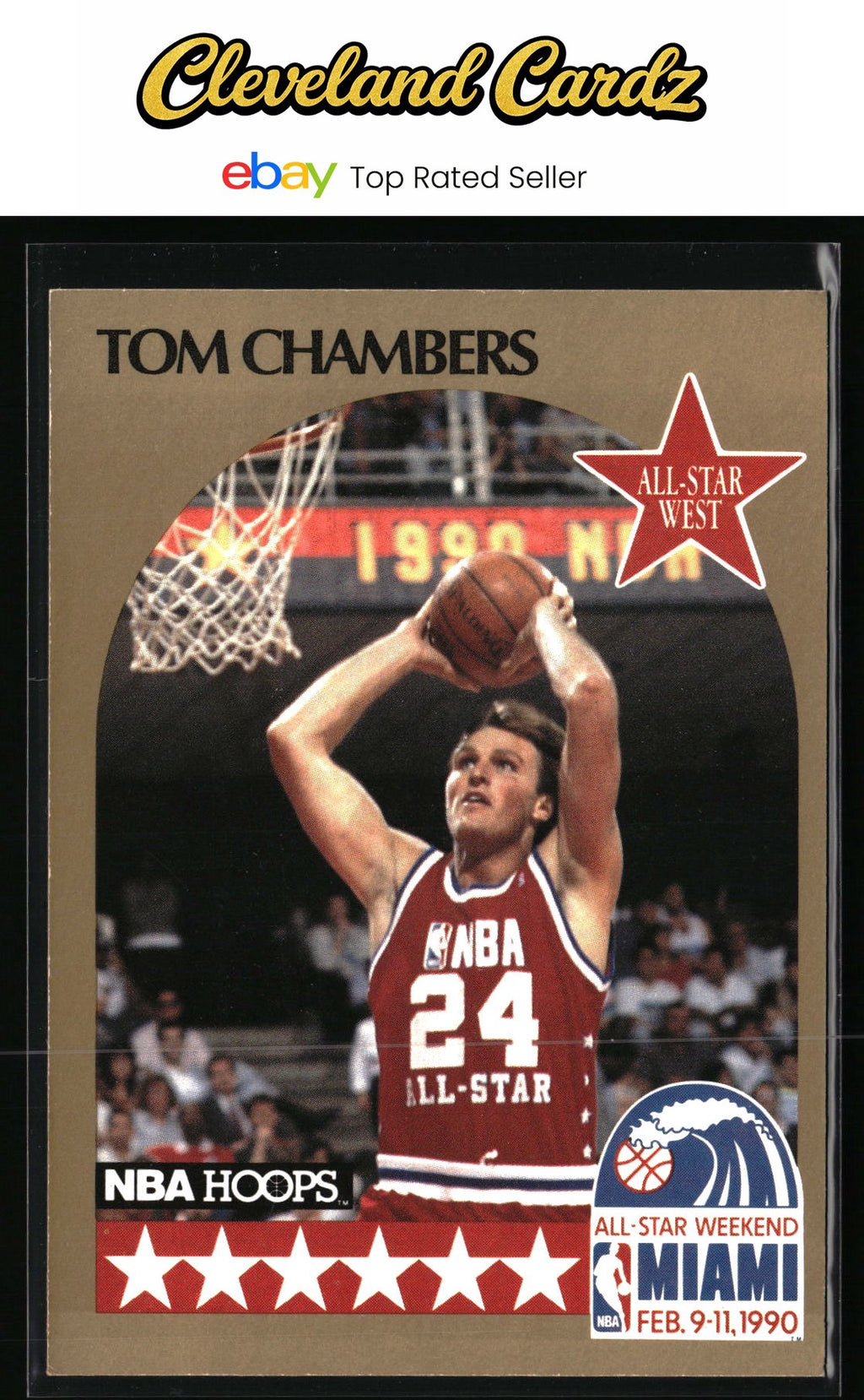 1990-91 Hoops #15 Tom Chambers