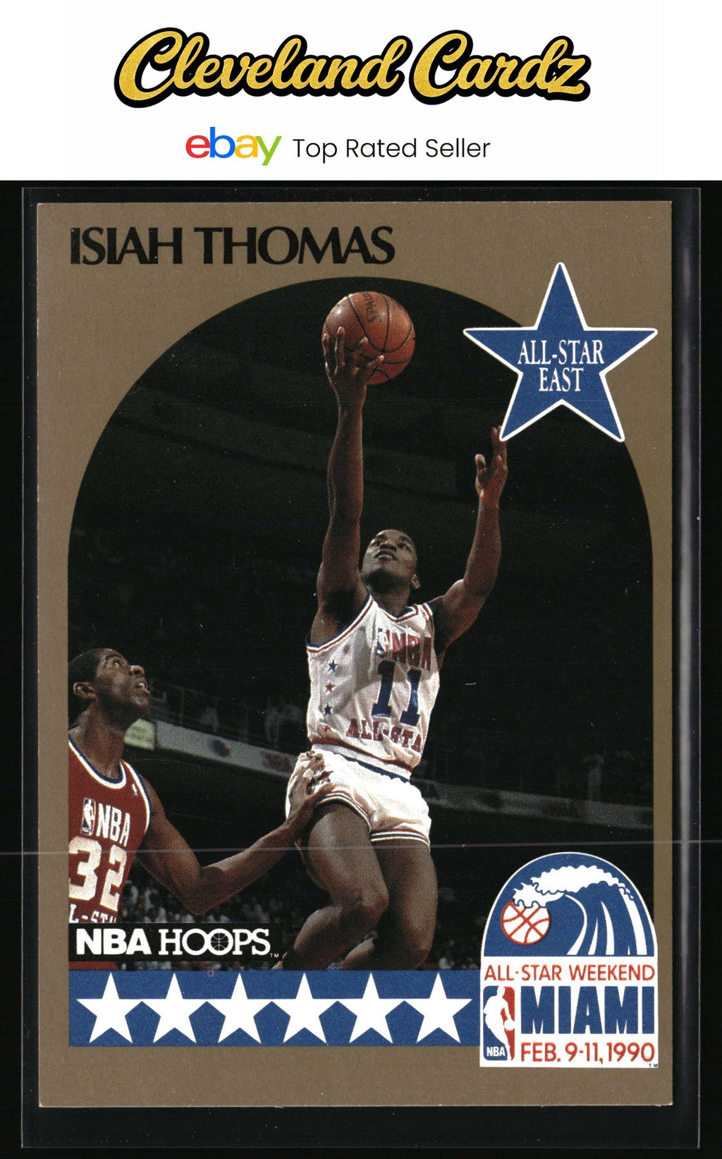 1990-91 Hoops #11 Isiah Thomas