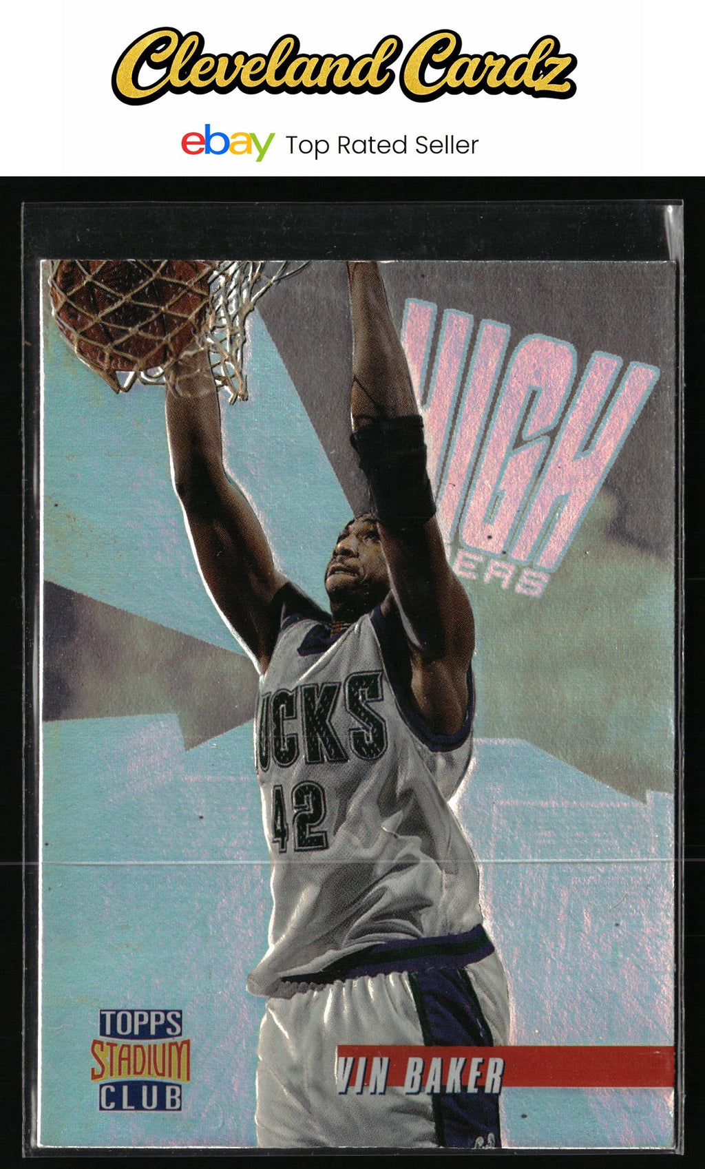1996-97 Stadium Club #HR3 Vin Baker High Risers