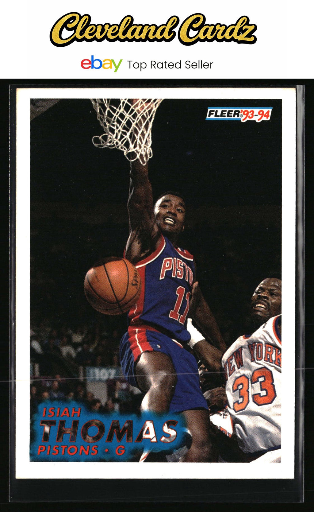 1993-94 Fleer #65 Isiah Thomas