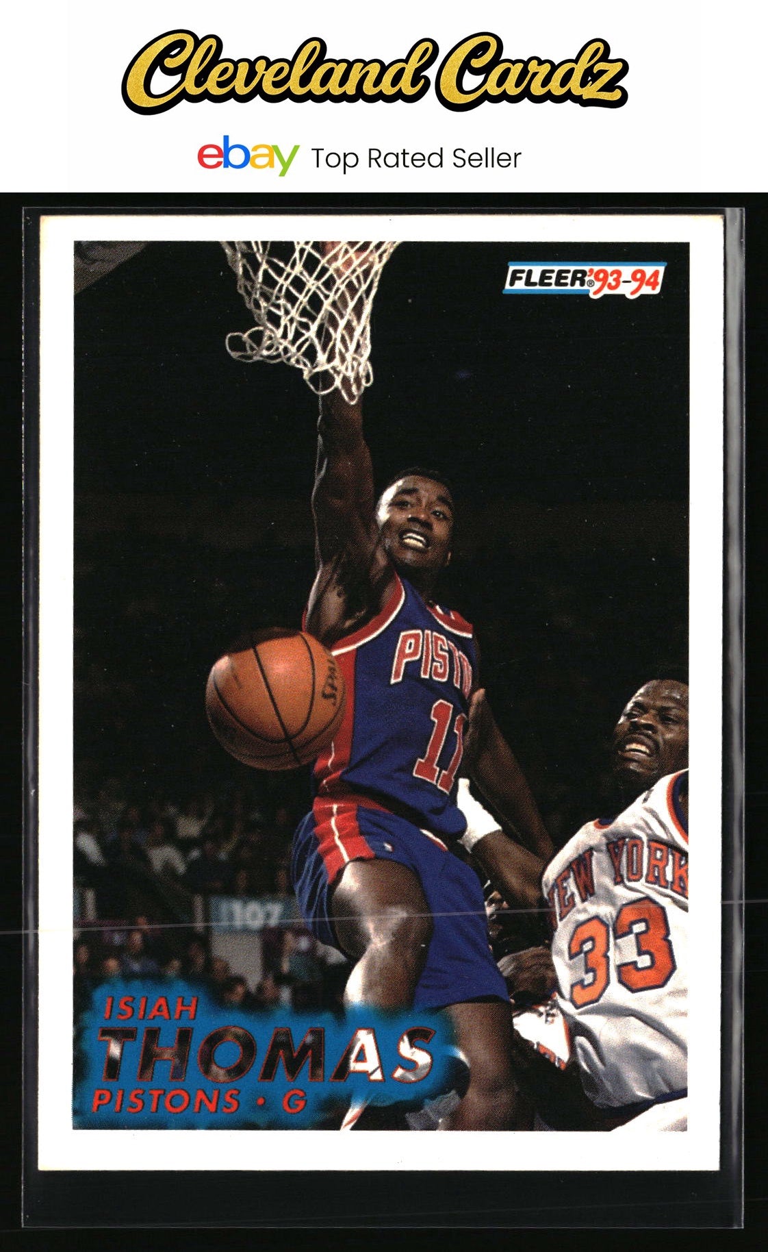 1993-94 Fleer #65 Isiah Thomas