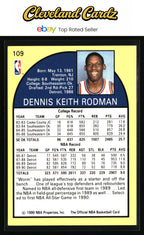 1990-91 Hoops #109 Dennis Rodman