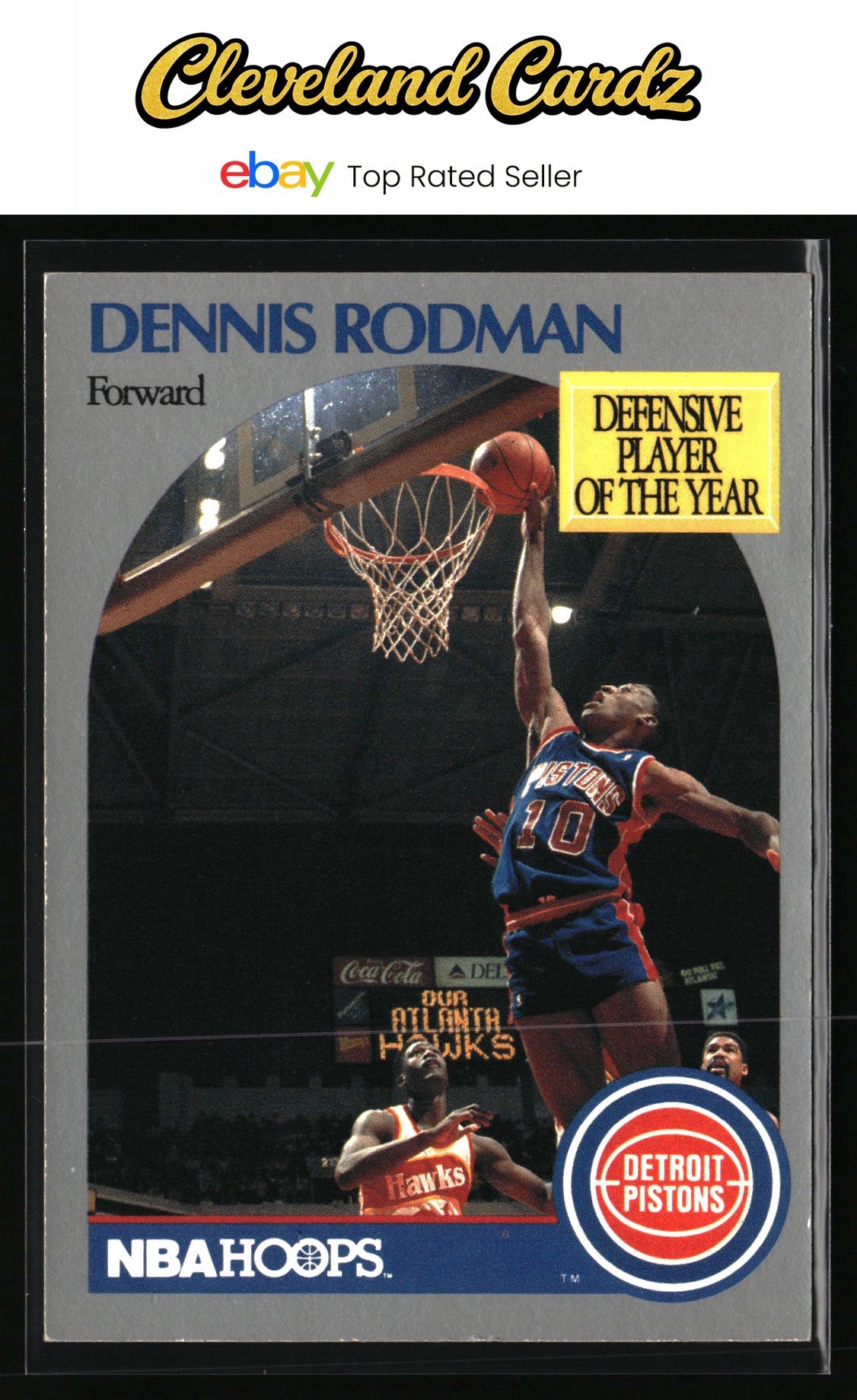1990-91 Hoops #109 Dennis Rodman