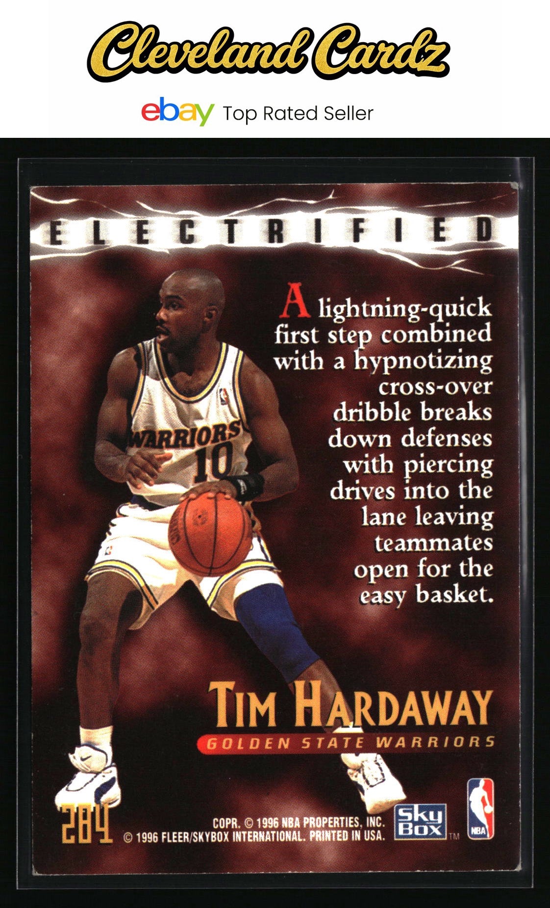 1995-96 SkyBox Premium #284 Tim Hardaway