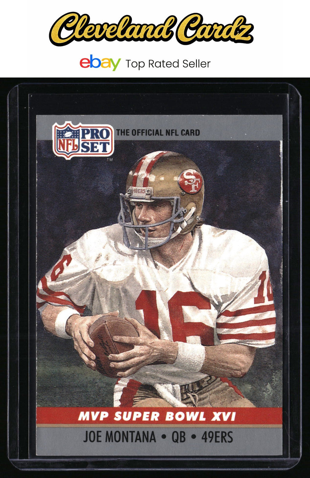 1990 Pro Set #16 Joe Montana Super Bowl MVP Collectibles