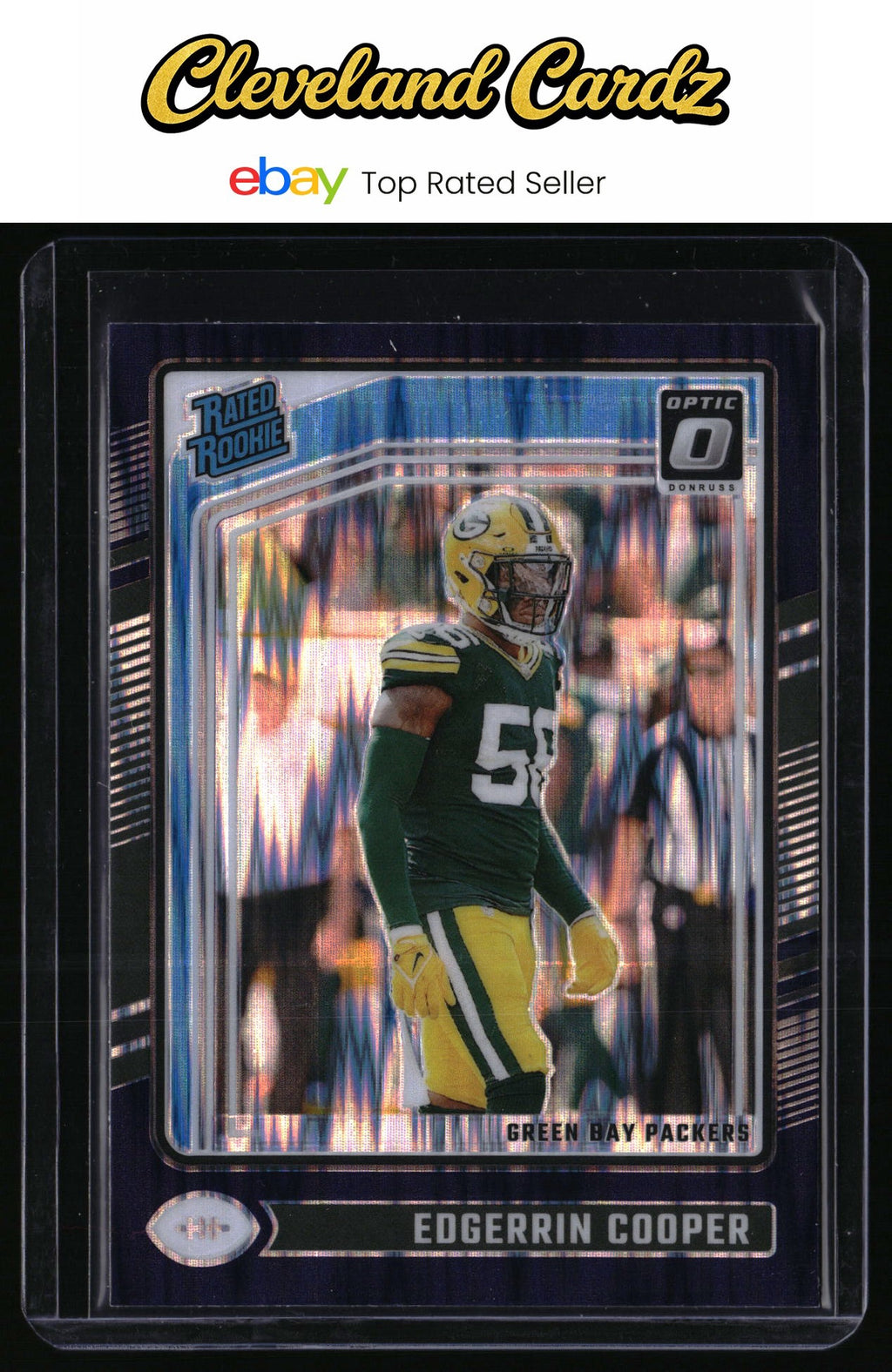 2024 Donruss Optic #231 Edgerrin Cooper Purple Shock