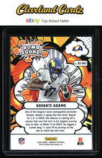 2025 Donruss #BS-DAS Davante Adams Bomb Squad