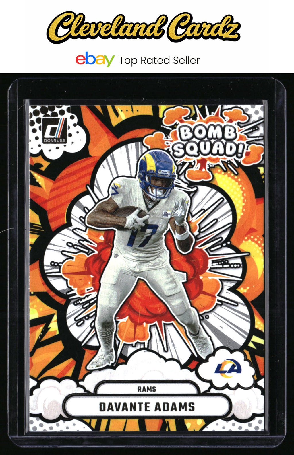 2025 Donruss #BS-DAS Davante Adams Bomb Squad