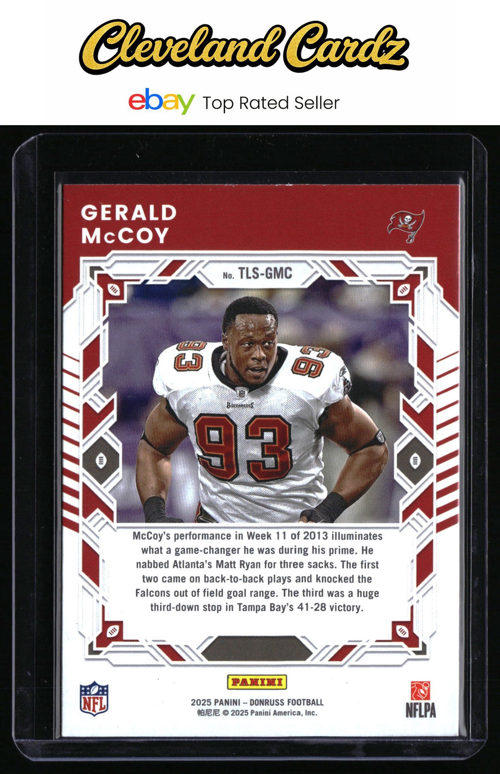 2025 Donruss #TLS-GMC Gerald McCoy The Legend Series