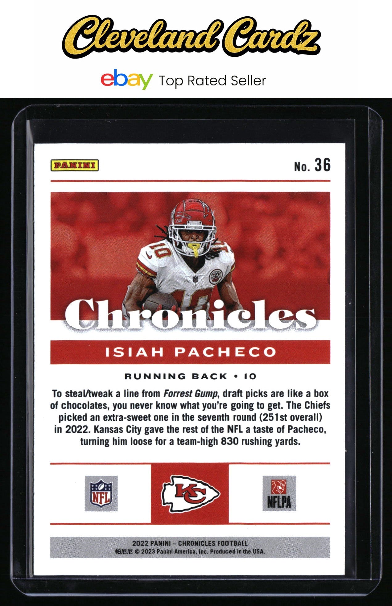 2022 Panini Chronicles #36 Isiah Pacheco