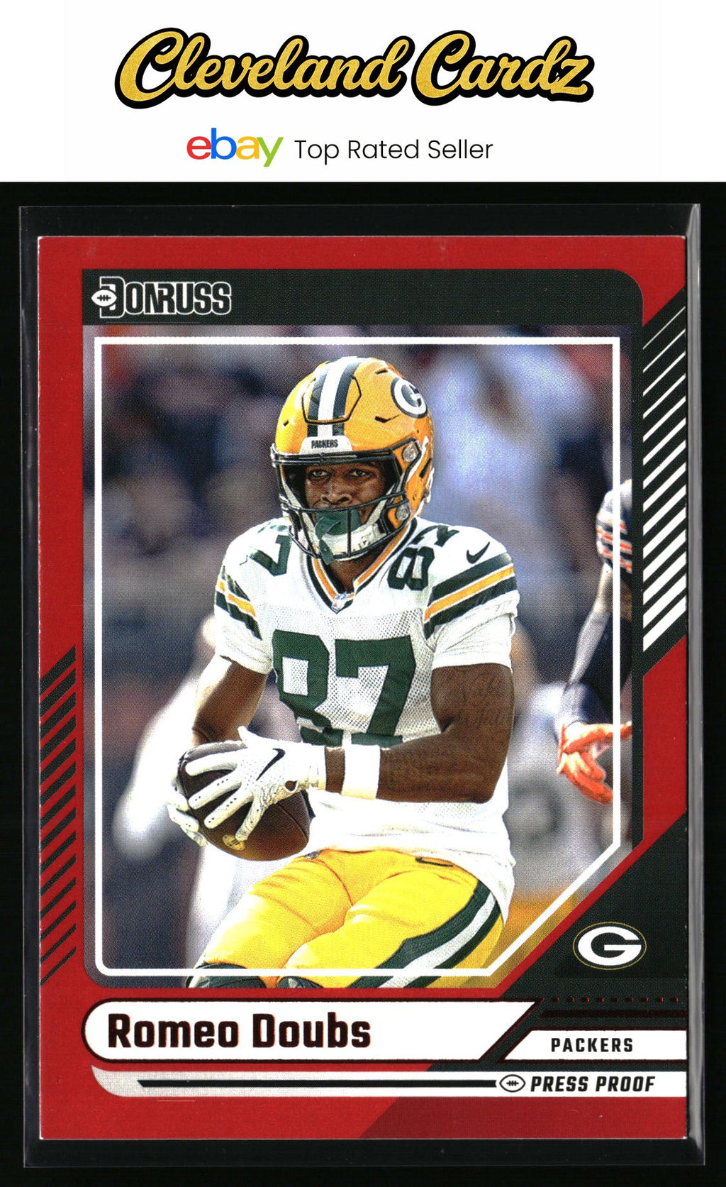 2024 Donruss #92 Romeo Doubs Press Proof Red