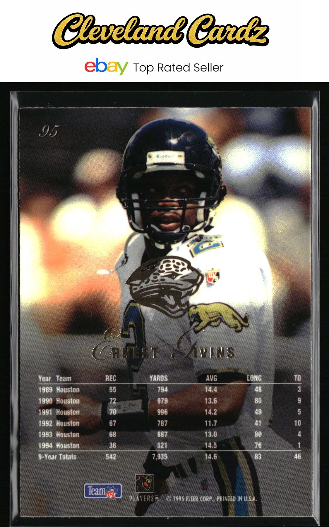 1995 Flair #95 Ernest Givins