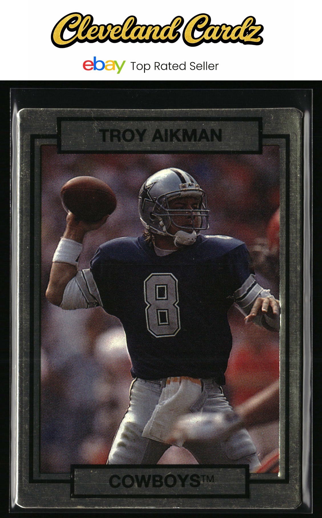 1990 Action Packed #51 Troy Aikman