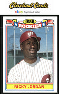1989 Topps #14 Ricky Jordan Glossy Rookies