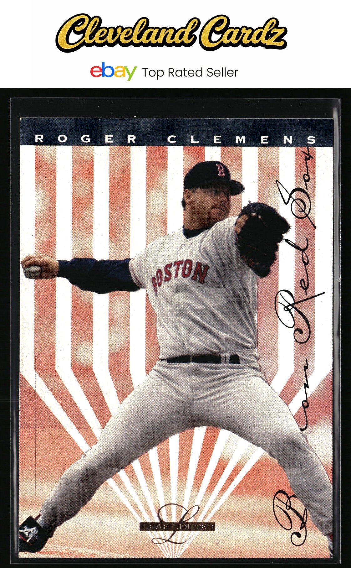 1995 Leaf Limited #48 Roger Clemens Refractor