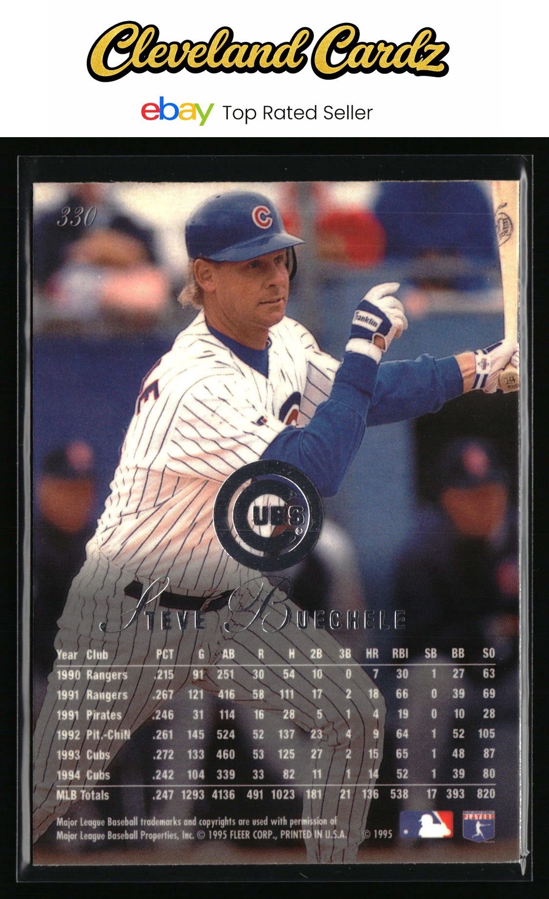 1995 Flair #330 Steve Buechele