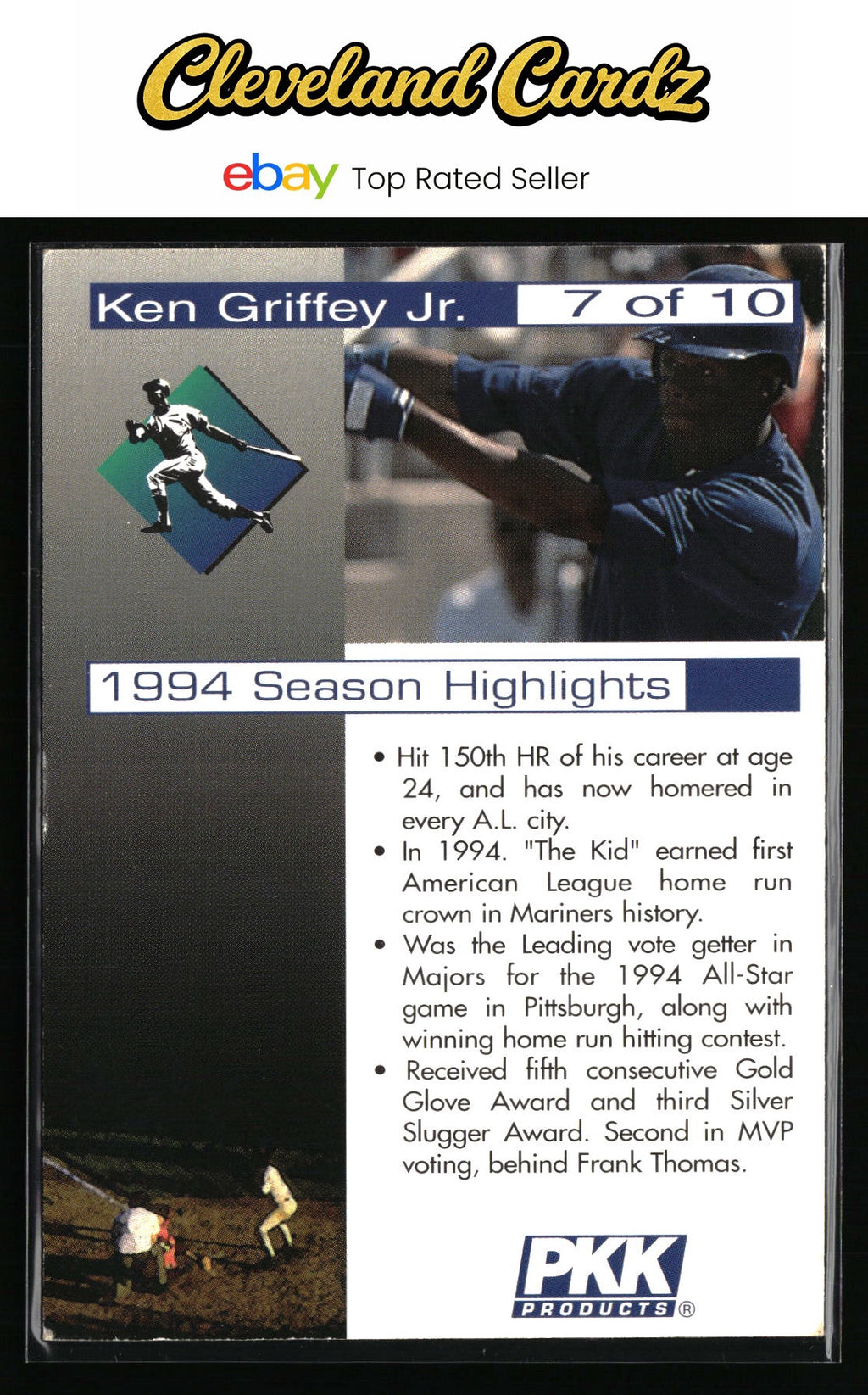 1995 PKK Products Ken Griffey Jr. #7 Ken Griffey Jr.