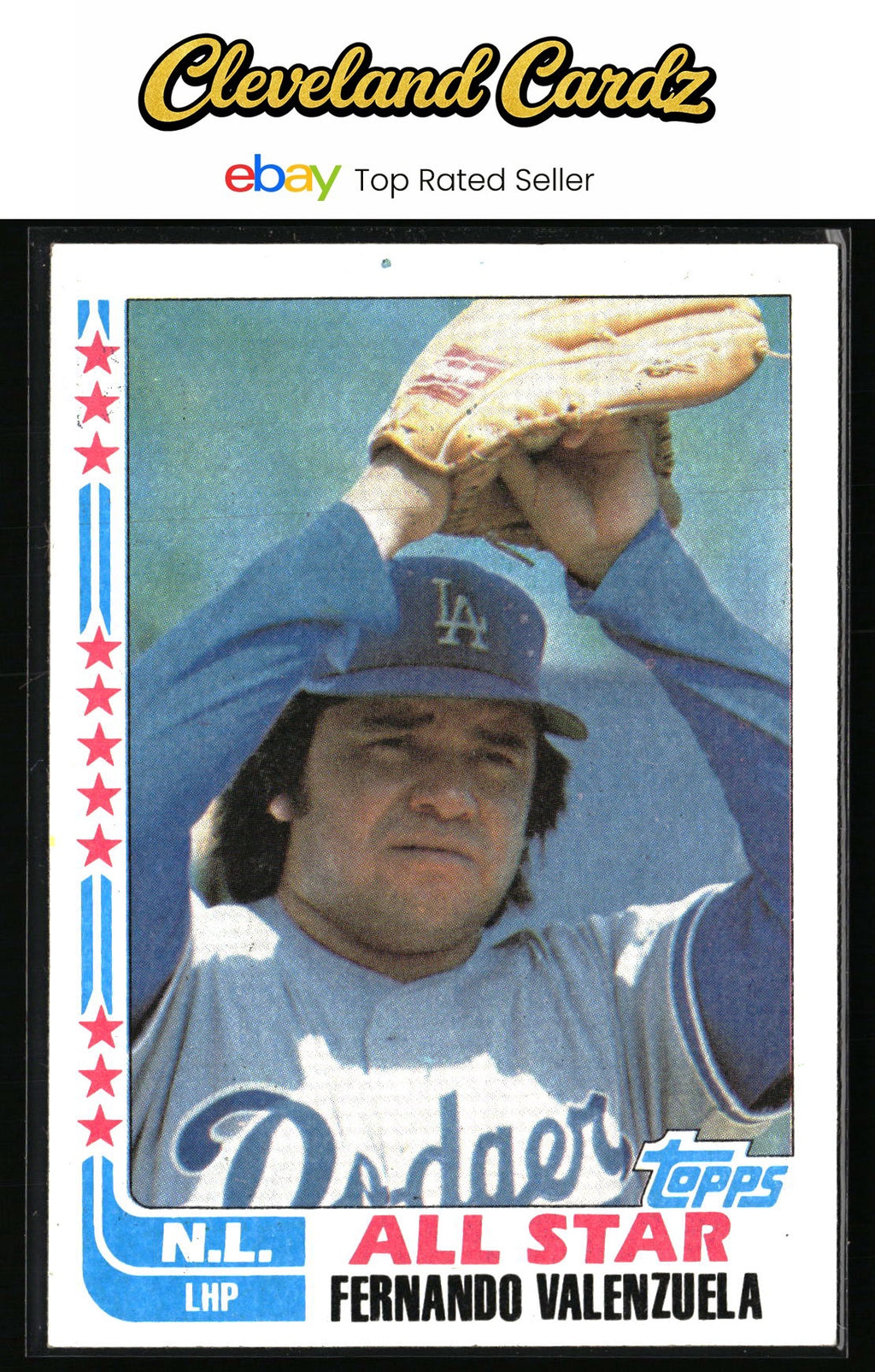 1982 Topps #345 Fernando Valenzuela