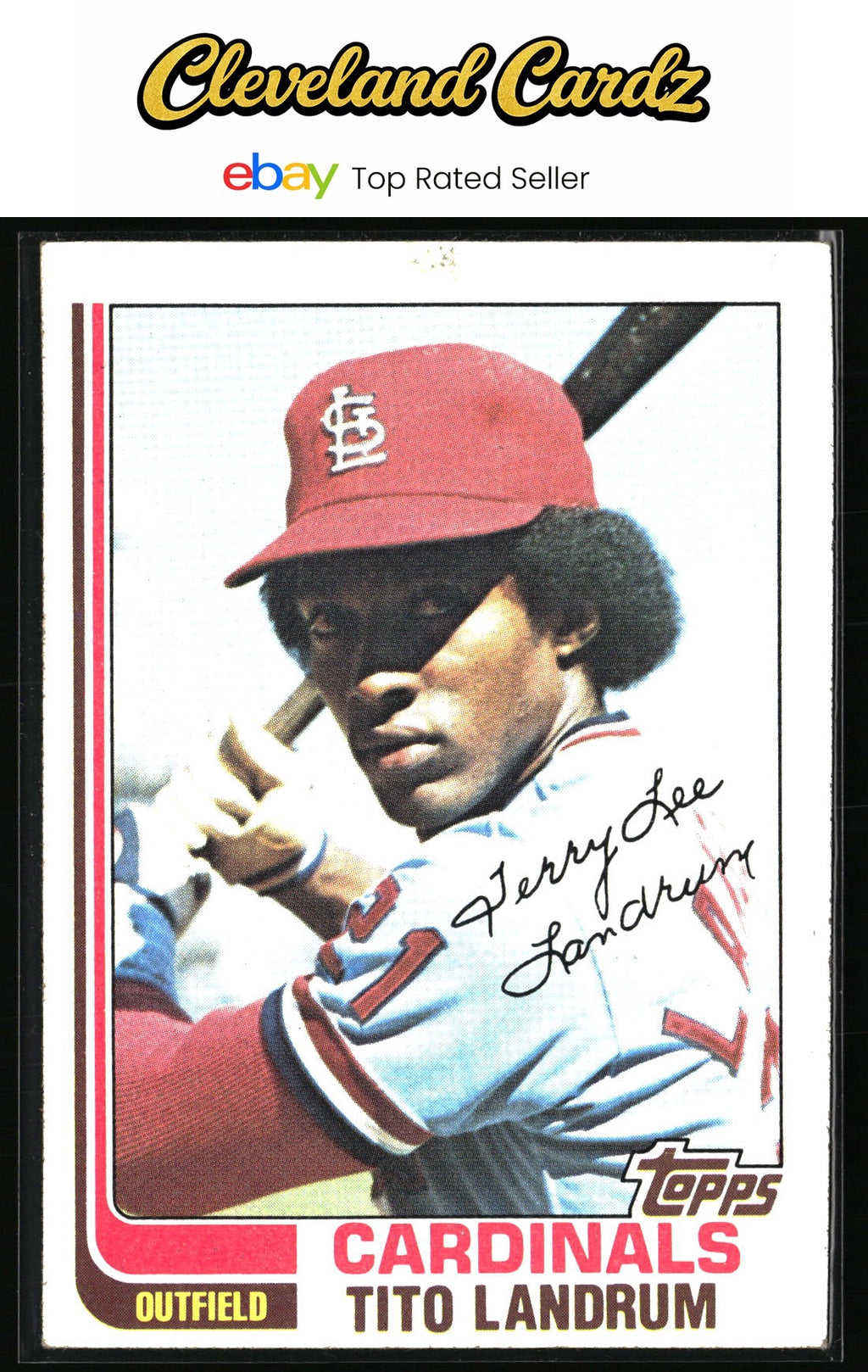 1982 Topps #658 Tito Landrum