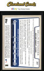 2012 Bowman #217 Dellin Betances Gold
