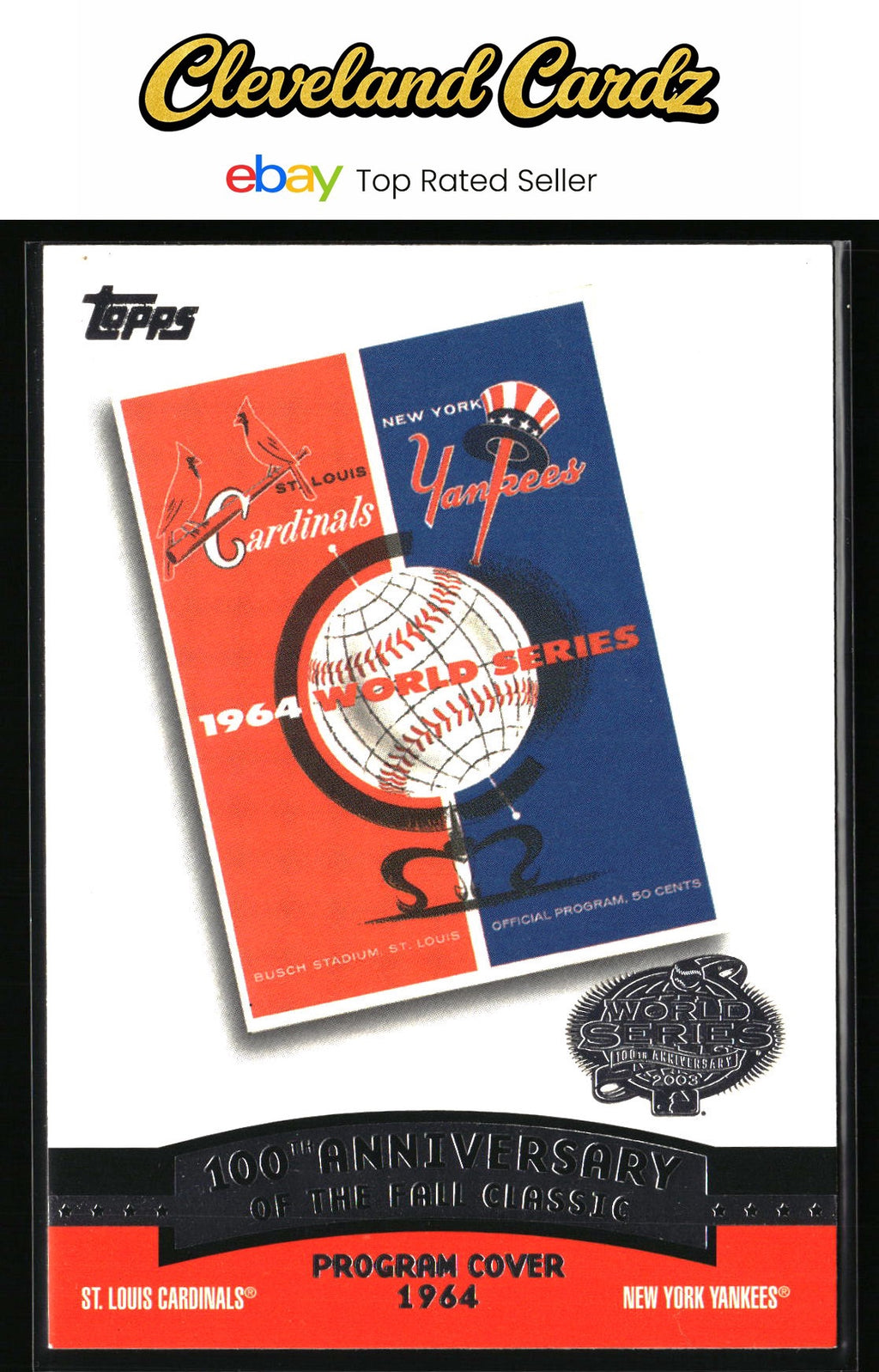 2004 Topps #FC1964 1964 World Series Fall Classic Covers