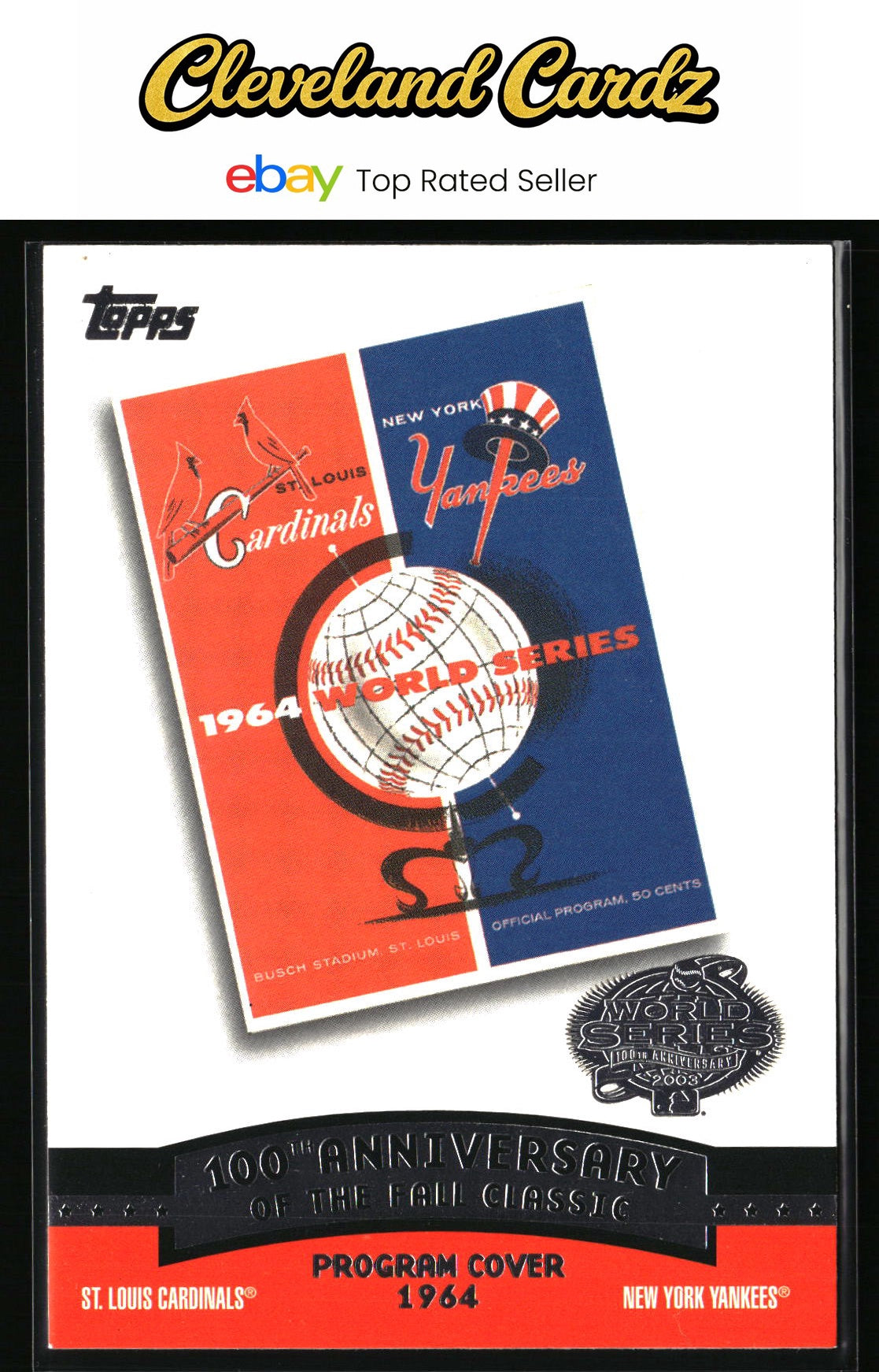 2004 Topps #FC1964 1964 World Series Fall Classic Covers
