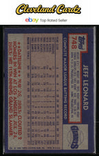 1984 Topps #748 Jeff Leonard
