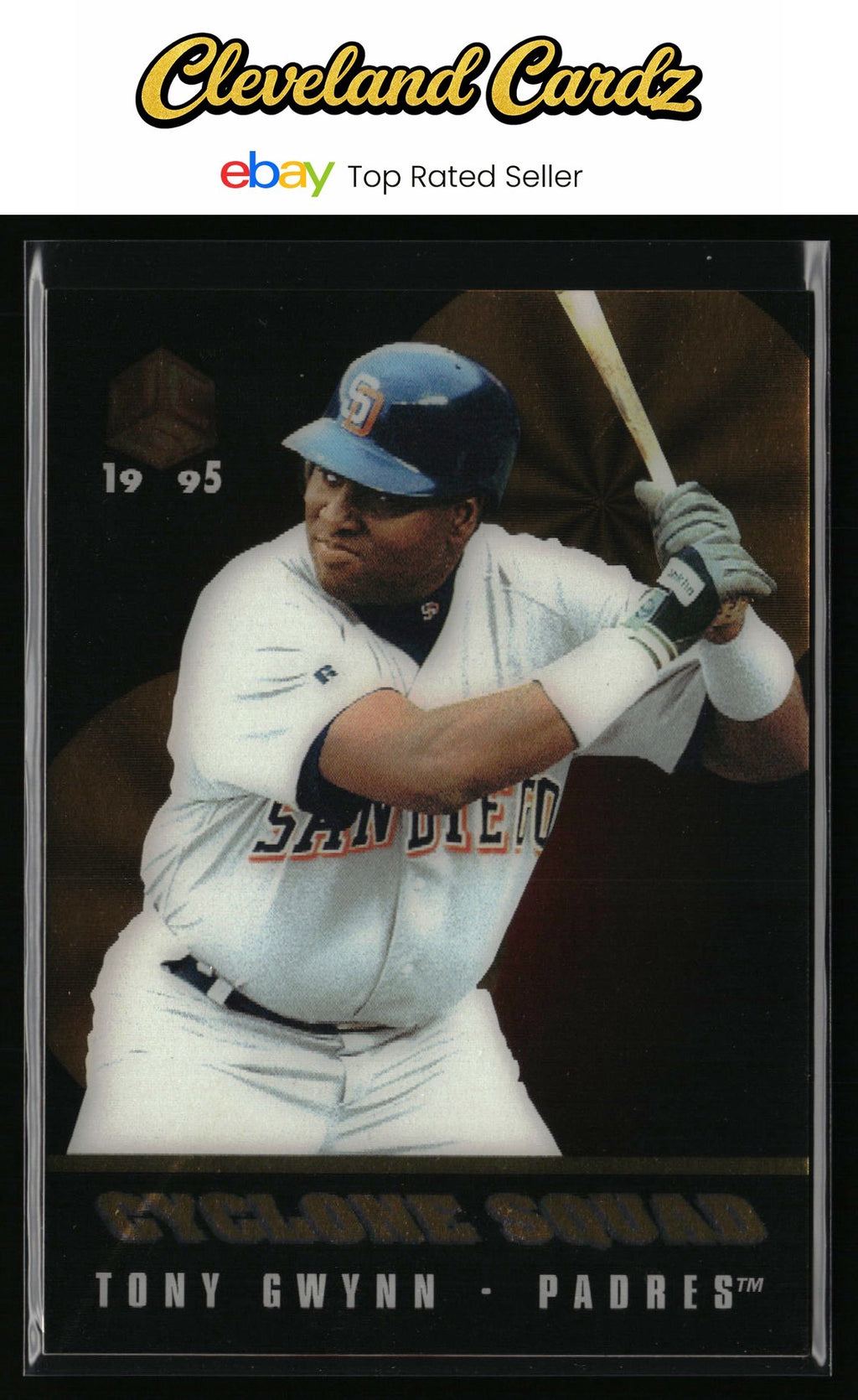 1995 Sportflix UC3 #CS13 Tony Gwynn Cyclone Squad