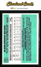 1984 Donruss #618 Glenn Wilson