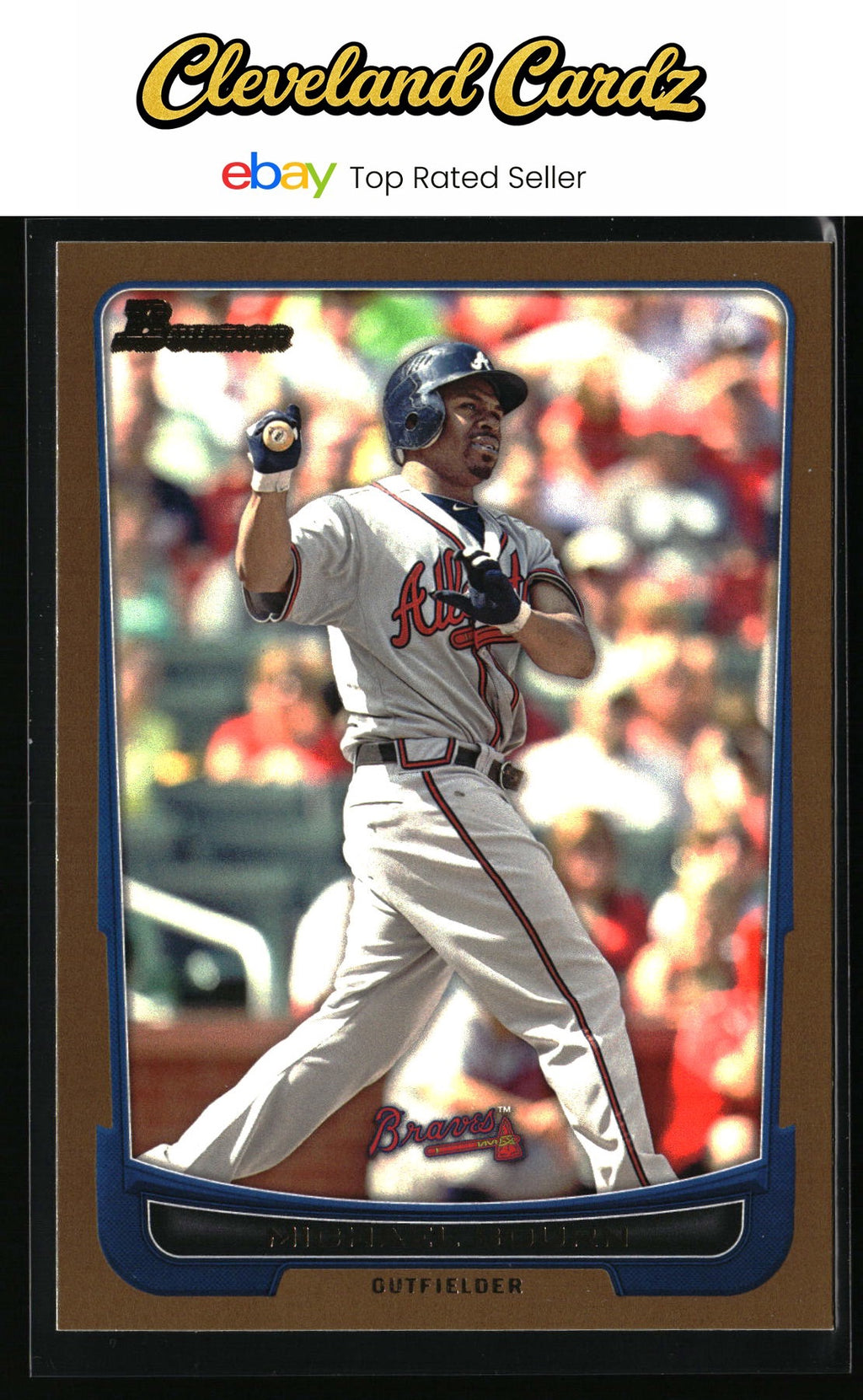 2012 Bowman #44 Michael Bourn Gold