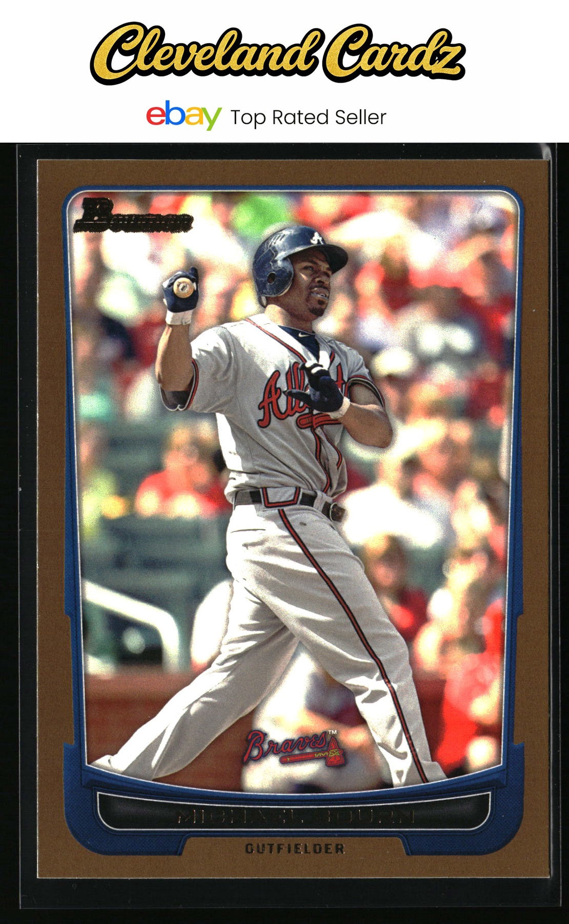 2012 Bowman #44 Michael Bourn Gold