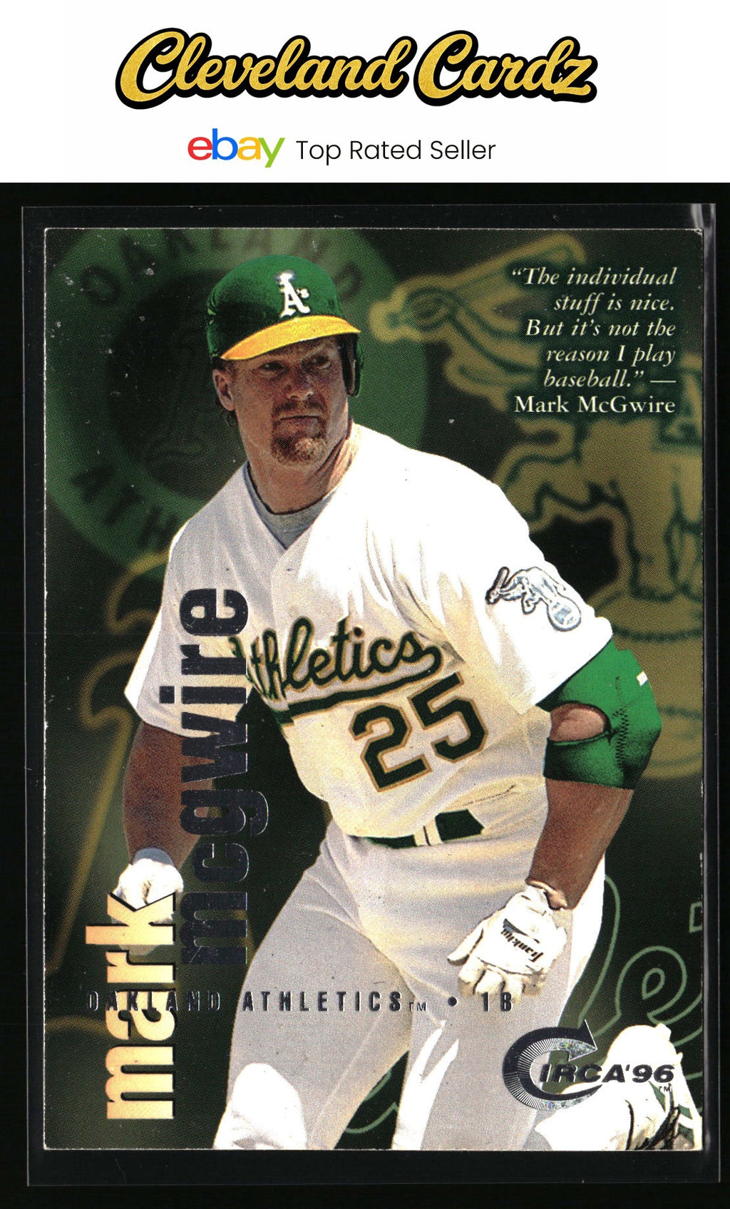 1996 Circa #73 Mark McGwire