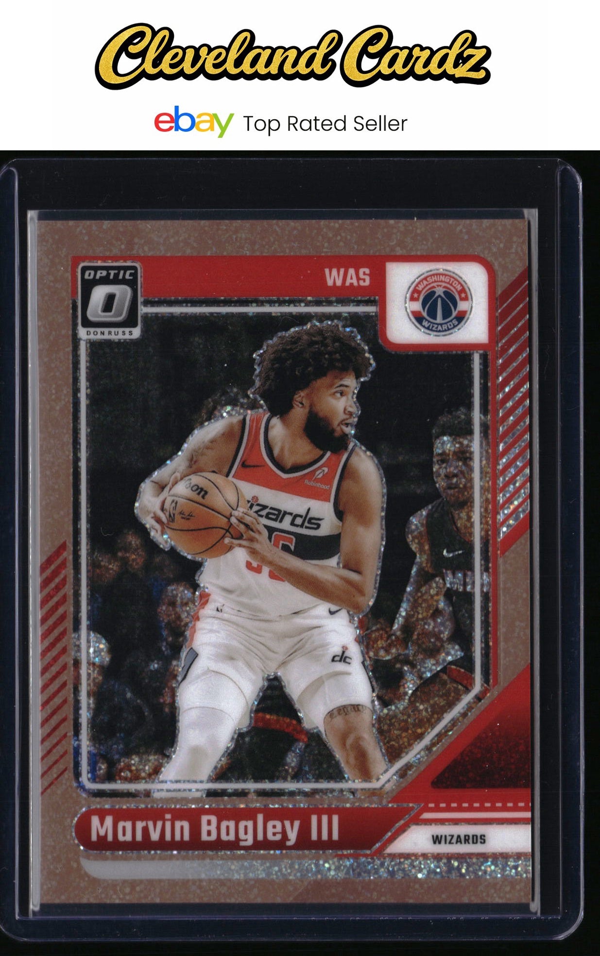 2024-25 Donruss Optic #43 Marvin Bagley III Copper Glitter #/99