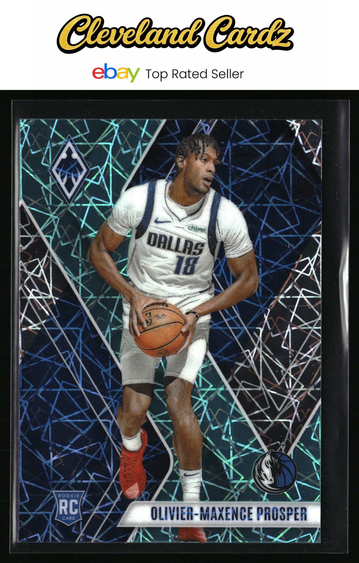 2023-24 Panini Phoenix #258 Olivier-Maxence Prosper Phoenix Teal Lazer RC