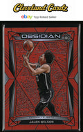 2023-24 Panini Obsidian #197 Jalen Wilson Electric Etch Orange Flood #/99 RC