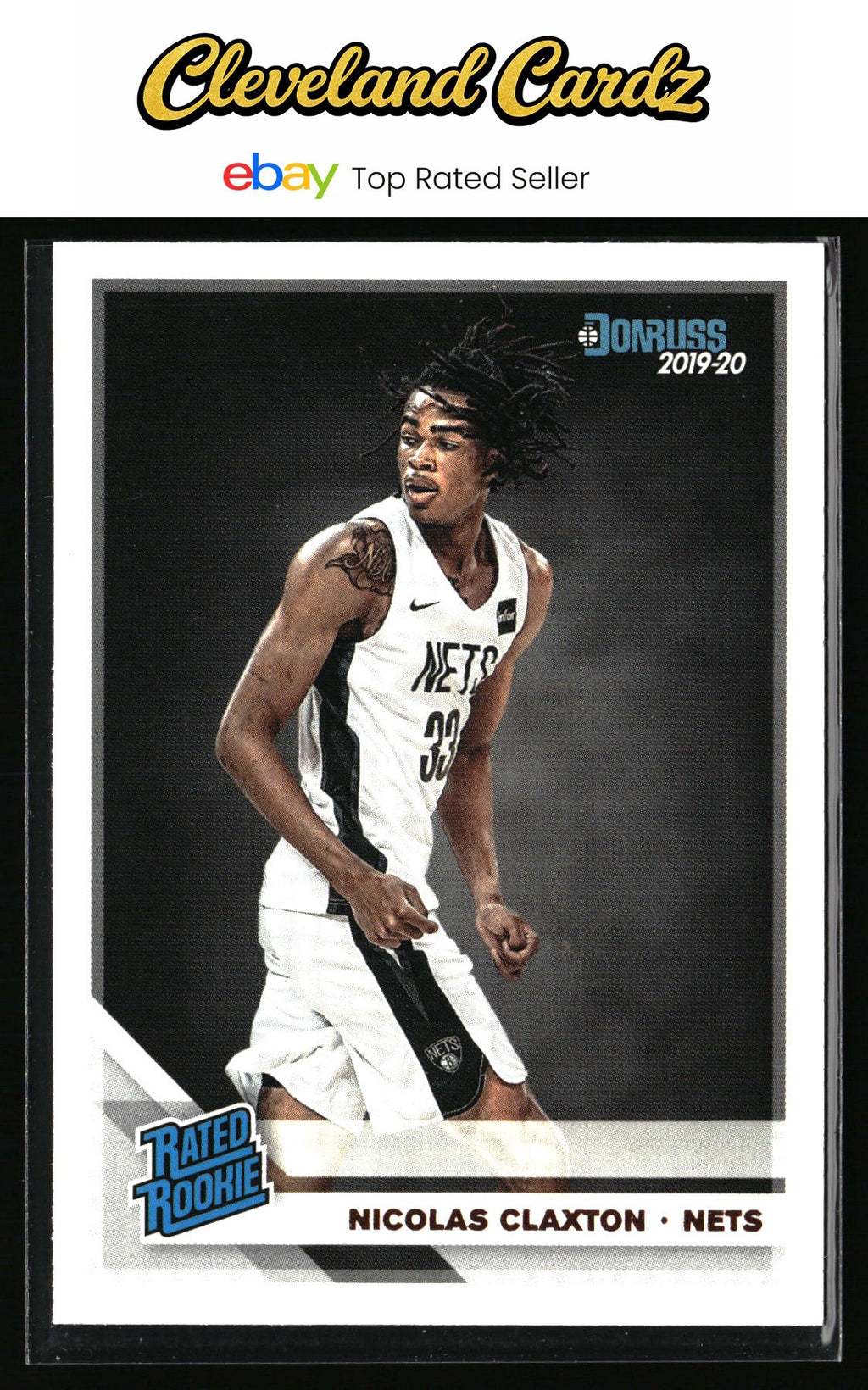 2019-20 Donruss #229 Nicolas Claxton RC