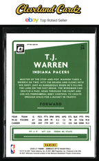 2020-21 Donruss Optic #24 T.J. Warren Purple