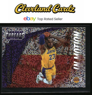 2018-19 Panini Threads #12 LeBron James In Motion Dazzle