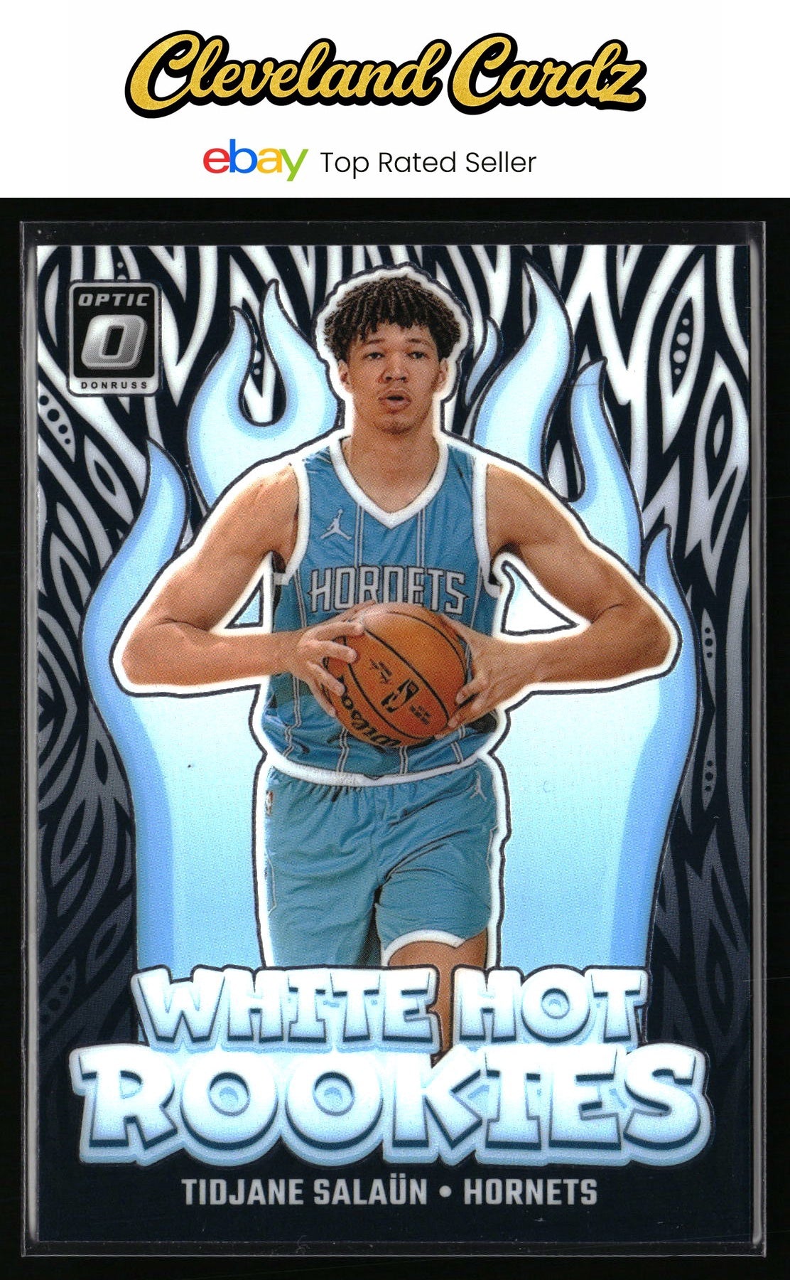 2024-25 Donruss Optic #3 Tidjane Salaun White Hot Rookies