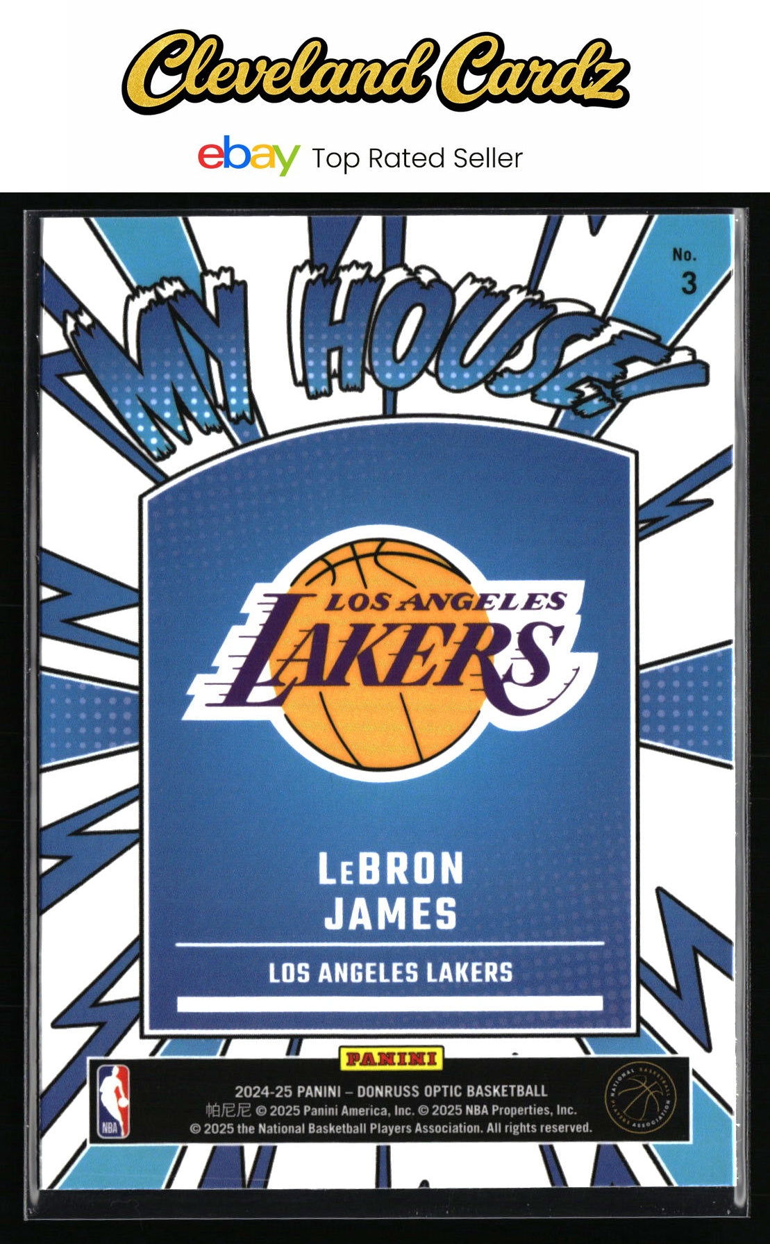 2024-25 Donruss Optic #3 LeBron James My House